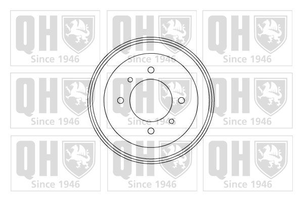 QUINTON HAZELL Тормозной барабан BDR314